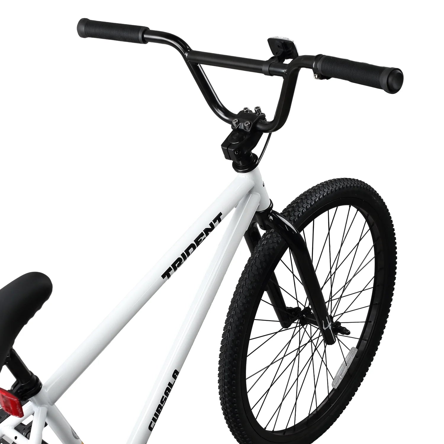 Cubsala 24 in BMX Race Bike Trident Bicycles Beginner - Level to Advanced Riders with 2 Pegs Trick Cycling and Professional Riding, Black